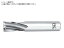 OSG/ハイススクエアエンドミル 2刃キー溝用 OH1 刃径13mm シャンク径12m オーエスジー 2006693