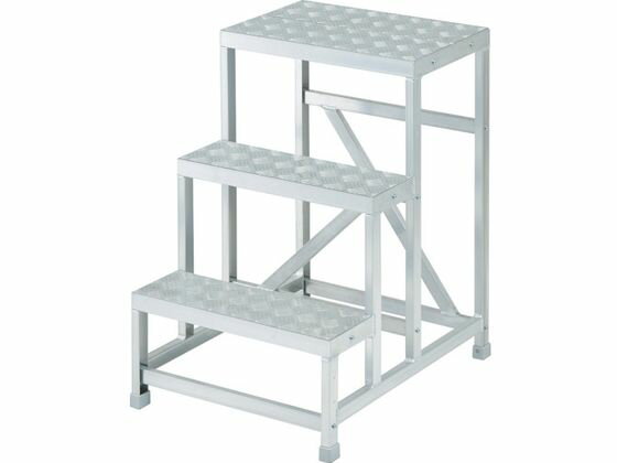 ライトステップ DBS型 縞板タイプ 3段 0.9m 17835 DBS3- ハセガワ 2512740