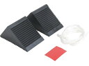 Meltec/ゴム製 タイヤストッパー 2個入り 乗用車以下 FTW-01 3383748
