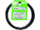 WAKI/カラーワイヤー 黒 番手16 線径1.5〜1.6mm 長さ6m HW-08 和気産業 1352198