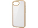 iPhone16e耐衝撃ケース マット カフェオレ エレコム PM-A25STSLFCSBE