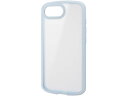 iPhone16e耐衝撃ケース マット ブルー エレコム PM-A25STSLFCSBU