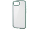 iPhone16e耐衝撃ケース マット グリーン エレコム PM-A25STSLFCSGN