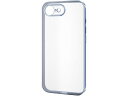 iPhone16e ソフトケース メタリックペールブルー エレコム PM-A25SUCTMKBU