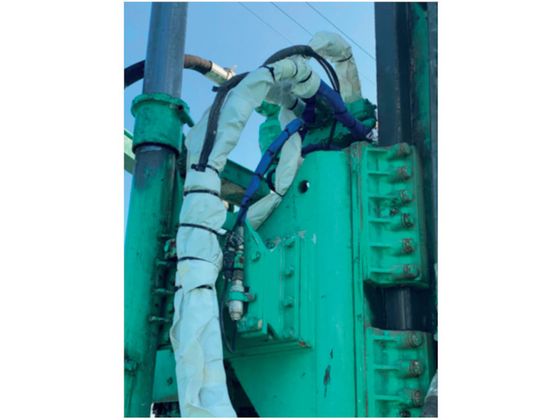 シーズファクトリー/「養生の匠」油圧ホースカバー 幅24cm 長さ5m 3469268