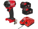 milwaukee/M18 FUELインパクトドライバー5.0AH×2キット M18 FID 5214436