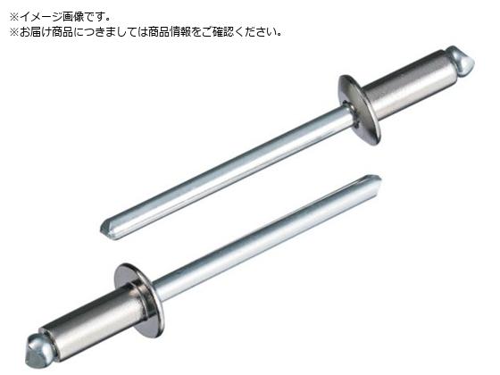 ロブテックス ブラインドリベット 丸頭 ステンレス/スティール製 6-6 500本 2442471