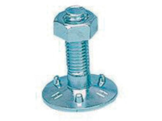 HHH/三ツ爪バケットボールトナット M10×35 100組入 M10X35 8086916