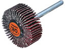 TRUSCO/セラミックフラップホイール 軸径3mm #80 外径25×幅10×軸 トラスコ中山 5880617