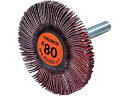TRUSCO/セラミックフラップホイール 軸径6mm #80 外径50×幅5×軸 トラスコ中山 5883714