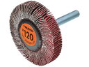 TRUSCO/セラミックフラップホイール 軸径6mm #120 外径50×幅10× トラスコ中山 5882200
