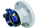 SKカワニシ/塩ビ管用継手 SKXフランジ付ソケット 10KF V50 SKXFSJ 1784713