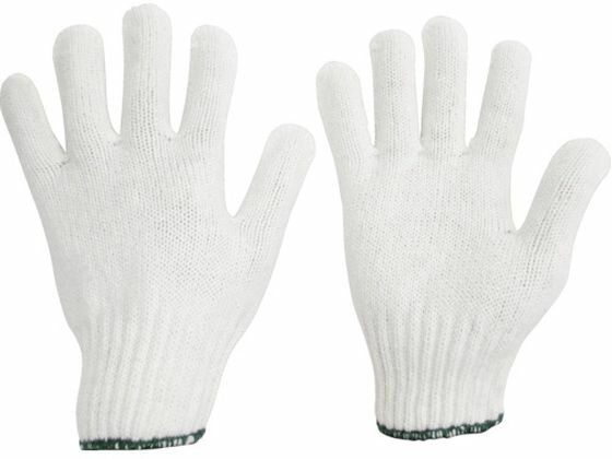 特紡軍手 No.5 サラシタイプ 2本編・600g 12双入 ミドリ安全 8192586