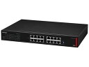 法人向けレイヤー2GigaPoEアンマネージスイッチ バッファロー BS-GU2216P