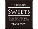 ギフトシール Sweets スクエアブラック 90枚 ヘイコー 007062310