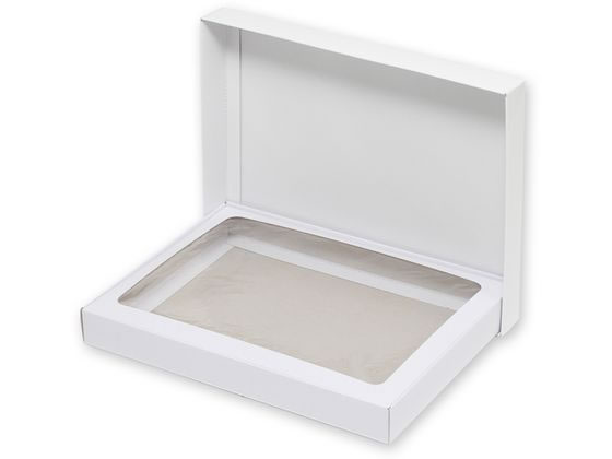 デラックス白無地箱 H-6 タオル6本用 10枚 ヘイコー 006806910