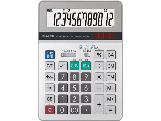 実務電卓 セミデスクトップタイプ シャープ EL-S762K-X