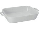 ストウブ セラミック レクタンギュラーディッシュ 14×11cm ホワイト Zwilling 0547661