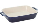 ストウブ セラミック レクタンギュラーディッシュ 27×20cm ブルー Zwilling 0547731