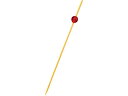 竹製 ビーズピックス 9cm レッド 50本入 09492 神堂 1534160