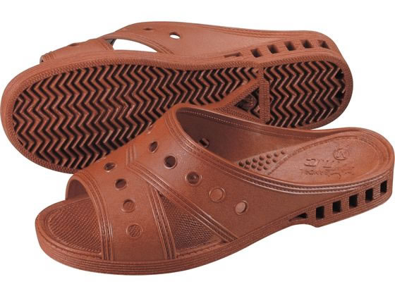 EBM/抗菌 紳士用サンダル ダンヒル ブラウン No.510 LL 江部松商事 2685400