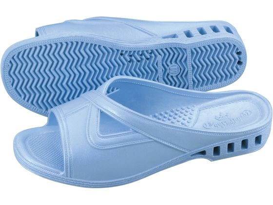 EBM/抗菌 婦人用サンダル カナリア ライトブルー No.110 L 江部松商事 2686000