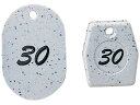 グラニット クロークチケット グレー 50個セット 11006(51〜100) 友屋 3860200