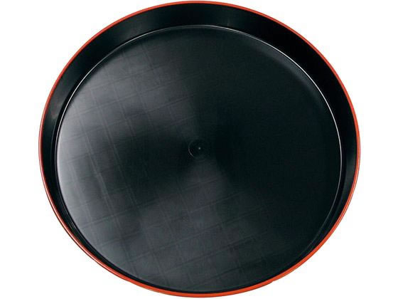 市松 プラ容器 黒赤フチ 30 10枚入 本体 ニシキ 8173900