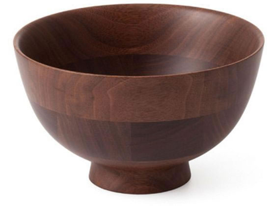 ひきよせ 丼 3段M ウォールナット 130138 ラ・ルース 0168120