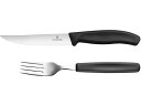 Victorinox/スイスクラシック グルメナイフ・フォークセット ブラック 12cm ビクトリノックス 3639800