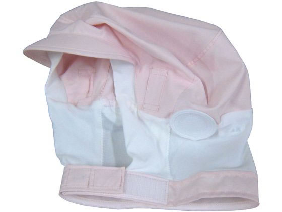 頭巾帽子 ショートタイプ 9-1019 ピンク M 江部松商事 6043560