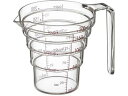 段々計量カップ 200mL クリア 山崎実業 2697