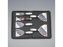 パテナイフセット(軟・ステンレス) 6本組 エスコ EA579AM-50