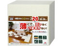 おくだけ吸着 ペット用撥水タイルマット アイボリー 20枚 サンコー KM-05