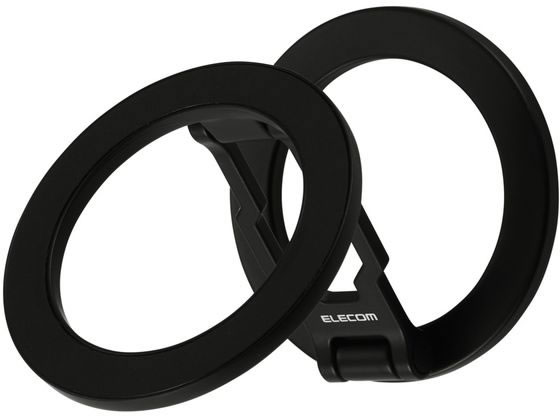 スマホスタンド 両面マグネット ブラック エレコム P-DSCMPWM01BK