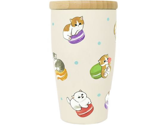モフサンド 木蓋付きタンブラー マカロン 東亜金属 53-2098