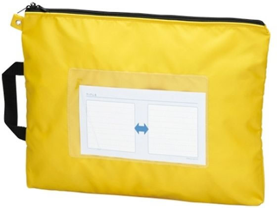 メールバッグ イエロー B4判 CR-ME05-Y クラウン 61-9300-95