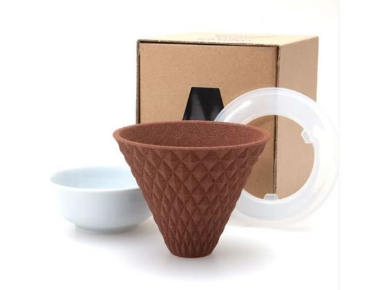 ekubo セラミックコーヒーフィルター チョコブラウン 燦セラ 159132
