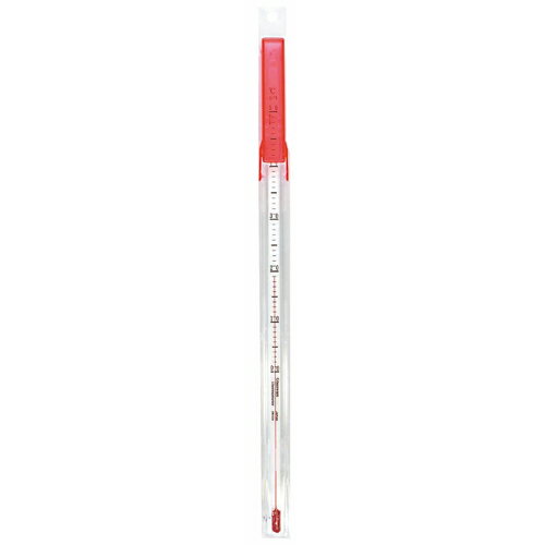 CRECER ガラス棒温度計 0～50℃ [AL-310R]