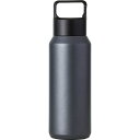 真空ステンレス炭酸ボトル 600mL ブラック 0061-01