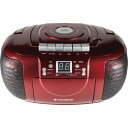 アナバス CDラジオカセットレコーダー CD-CB5(R)