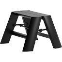 ルカーノステップスツール1段 ブラック ML1.0-1BK