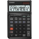 カシオ 人間工学電卓 右手用 ブラック JE-12D-BK-N