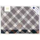ダックス ブラックハウスチェックベア バスタオル1P 55-3079300
