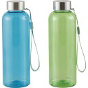 再生樹脂でできたクリアボトル500mL 色/指定不可 SC-2504