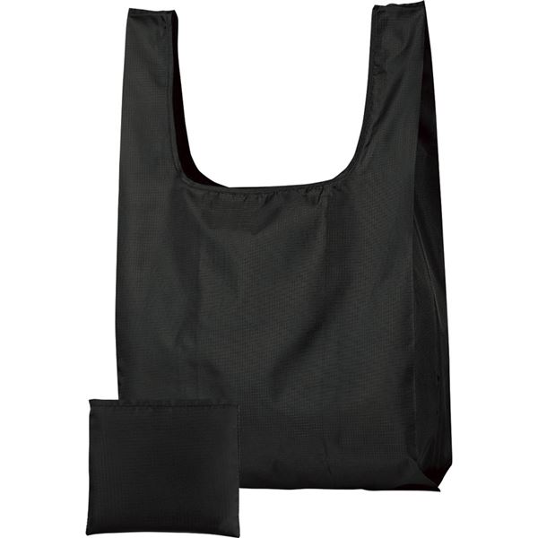 テントクロス折りたたみトート ブラック 0023-01