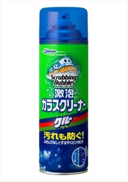 スクラビングバブル激泡ガラスクリーナー480ML 【 ジョンソン 】 【 住居洗剤 ガラス 網戸 】