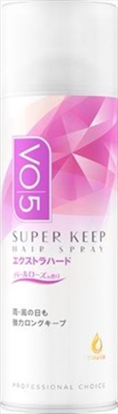 VO5　スーパーキープヘアスプレイ［エクストラハード］パールローズの香り330g 【 スタイリング 】