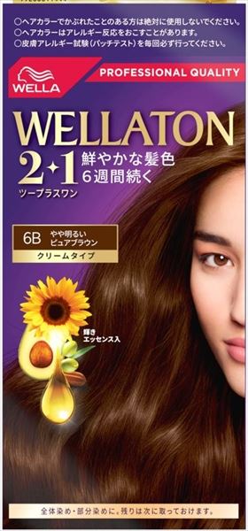 ウエラトーンツープラスワン　クリームタイプ　6B 【 ヘアカラー・白髪用 】