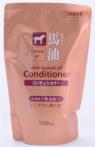 馬油コンディショナー詰替500ml 【 コスメステーション 】 【 コンディショナー・リンス 】